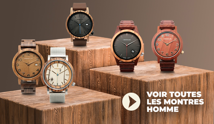 Montre homme bois discount automatique